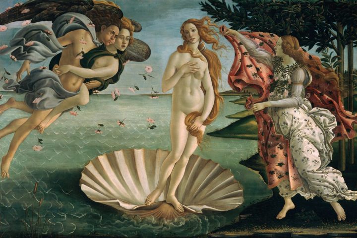 Boticelli: El nacimiento de Venus (1485)