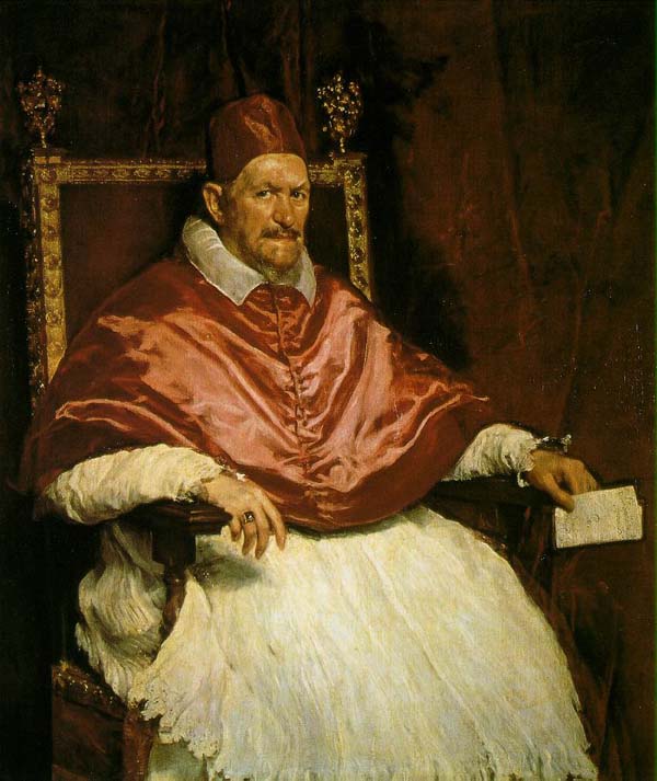 Diego Velazquez, Inocencio X, 1650, Galleria Doria-Pamphili, Roma