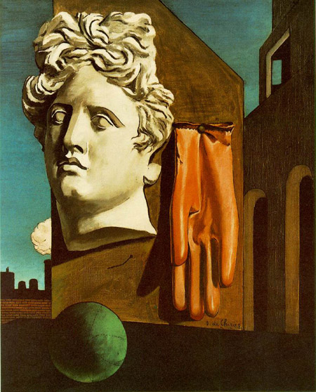 Chirico. Canción de amor. 1914
