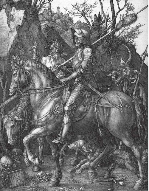 Alberto Durero. El caballero, la muerte y el diablo