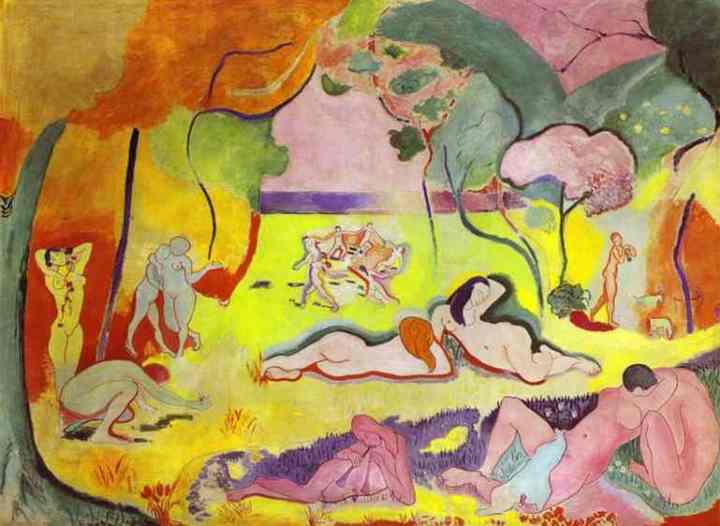 matisse-la-felicidad-de-vivir1906 Matisse. La felicidad de vivir. 1906