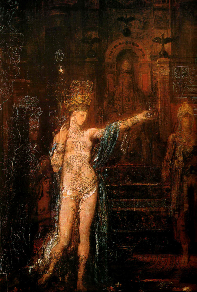 moreau-salome1876 Gustav Moreau. Salomé. 1876