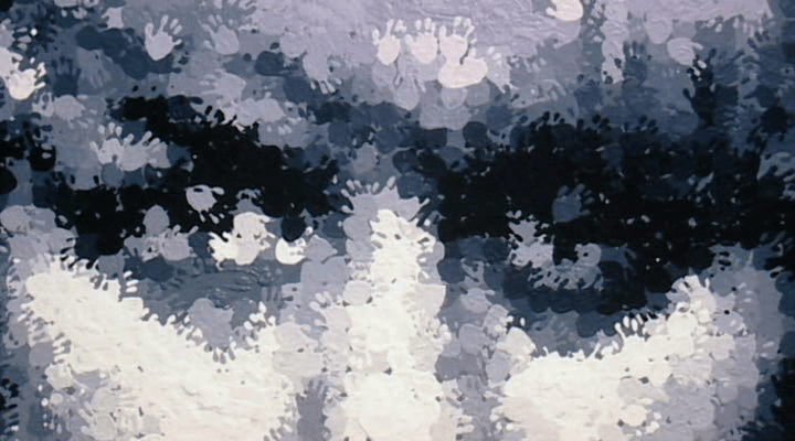 Marcus Harvey: Myra (1995). Detalle