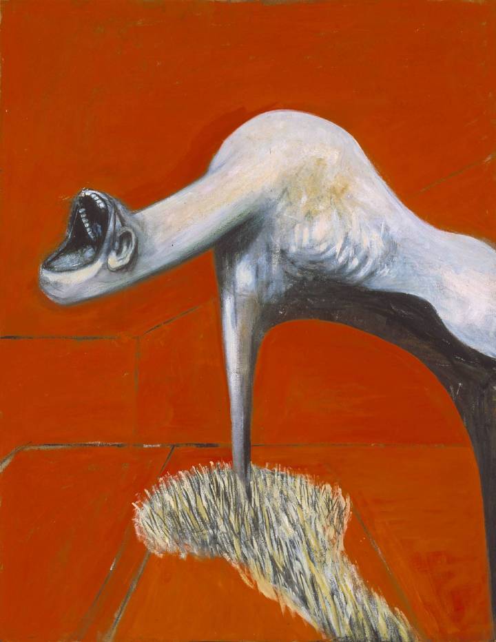 Francis Bacon: Three Studies for Figures at the Base of a Crucifixion,1944, Tate, Londres.