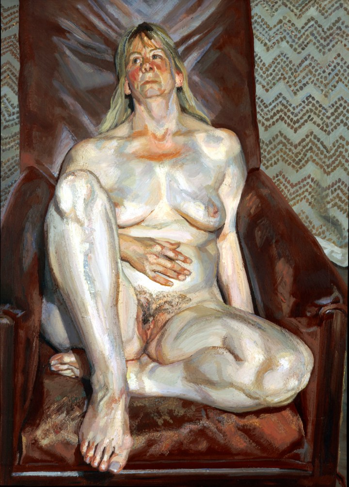 Naked Portrait in a Red Chair (1999)