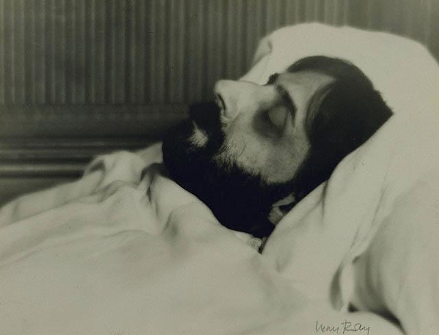 Man Ray, Proust on His Deathbed (1922)