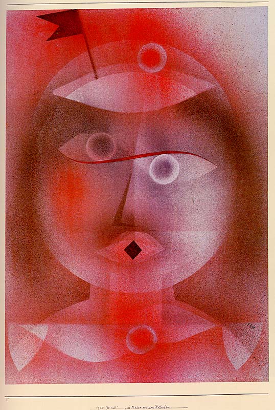 Paul Klee - The Mask with the Little Flag, 1925